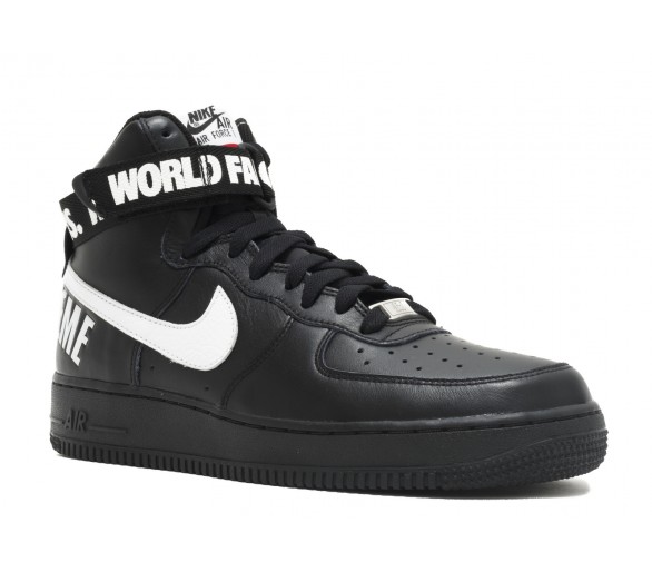 Air Force 1 High Supreme World Famous Black