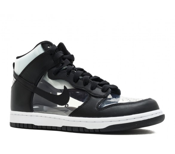 nike dunk high comme des garcons clear