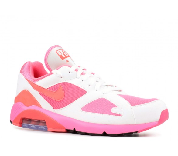 nike air max 180 white / pink comme des garcons homme plus