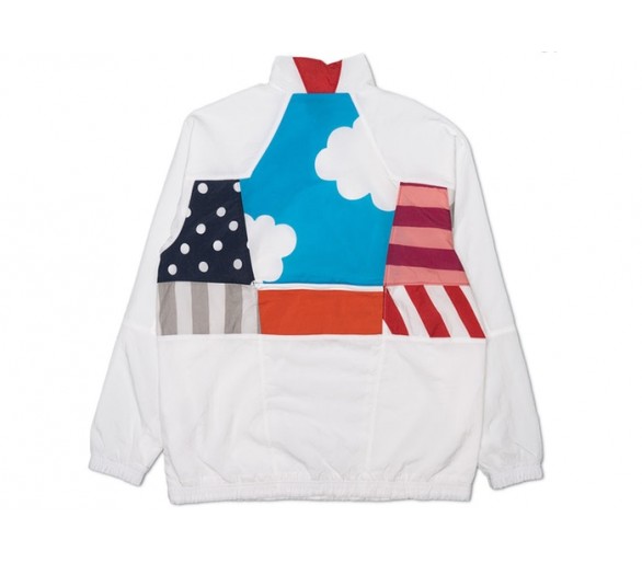 x Parra Woven Warm Up Tracksuit White SS18