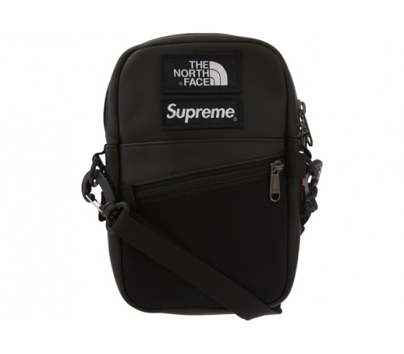 north face supreme leather shoulder bag