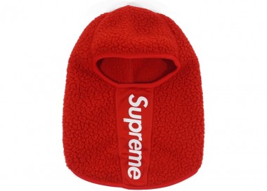 Supreme Polartec Deep Pile Balaclava Red