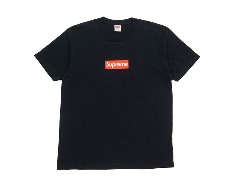 Supreme Box logo Tシャツ 20th anniversary 黒-