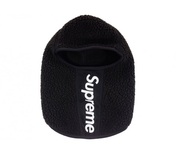 Supreme Polartec Deep Pile Balaclava Black