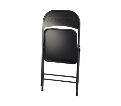 Supreme Metal Folding Chair Black
