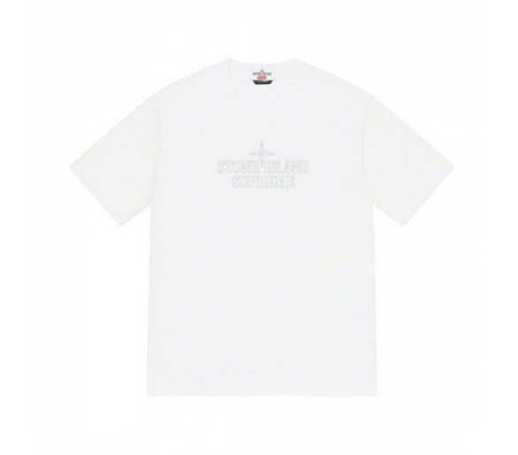 supreme embroidered logo top - Tシャツ/カットソー(半袖/袖なし)